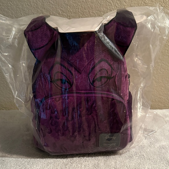 Disney Handbags - Disney Villain Purple Backpackloungefly Sleeping Beauty